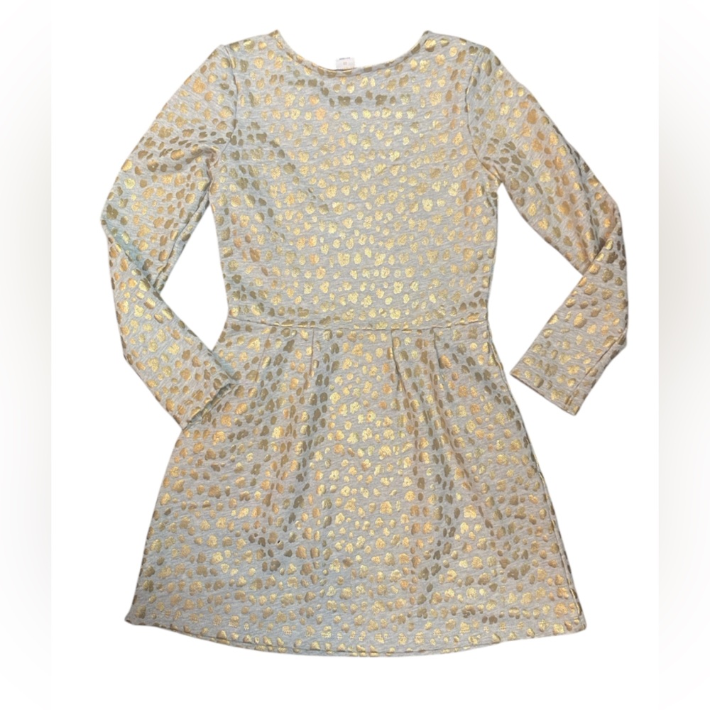 Gymboree Sparkly Fold Cheetah Print Dress With Pockets - Picture 3 of 3